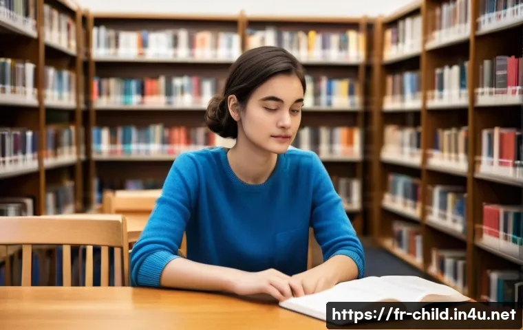 아동상담사 취업 준비 - **Prompt:** A young, dedicated female psychology student in her late 20s, sitting intently at a wood...