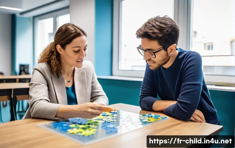 아동상담사 자격증 취득 후 진로 - **Independent Child Counseling Office in France**
"A cozy, brightly lit child counseling office ...